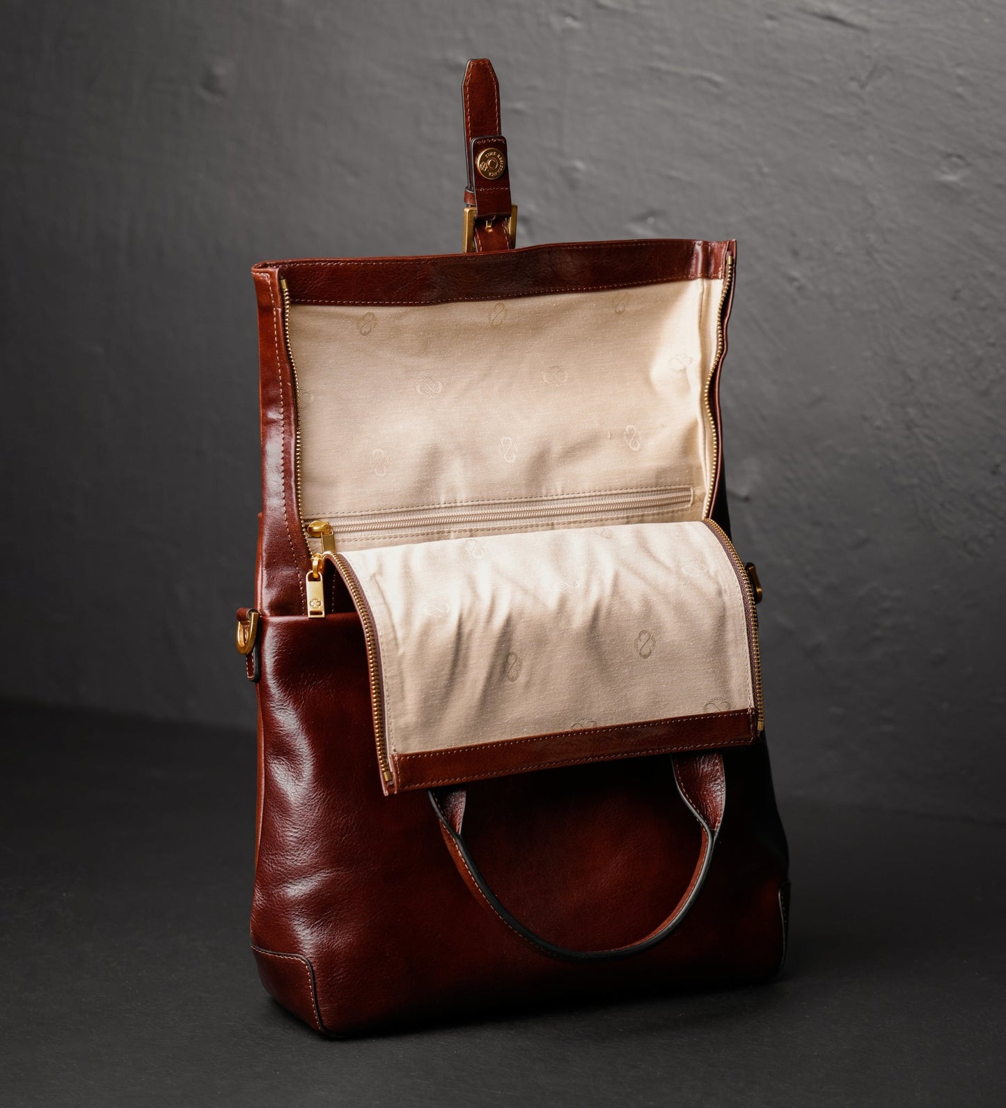 Womens Convertible Leather Shoulder Bag - The Awakening